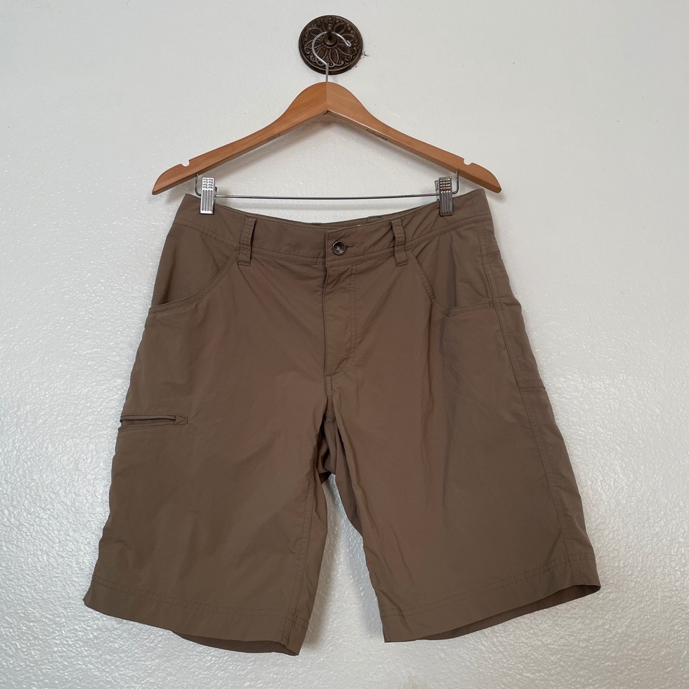 Marmot Mens Hiking Shorts Brown Tan Size 32 Outdoor Cargo Pocket Trail
